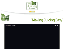 Tablet Screenshot of juicingfunnel.com